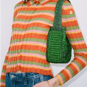 Lis Says Gah Cardigan Leti Button Up M/L